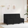 vidaXL | Modul Sofa Enhet Armfri | Svart 55 x 74 x 82 cm Kunstl&aelig;r