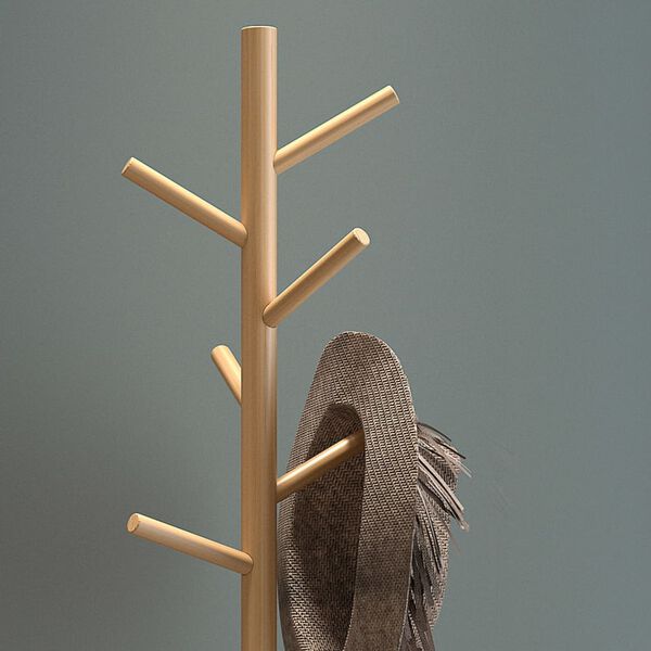 Rousseau Stumtjener Alba metall hvit