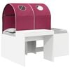 vidaXL Seng med tunnel 4 pcs Artisian Eik og R&oslash;d Konstruert tre