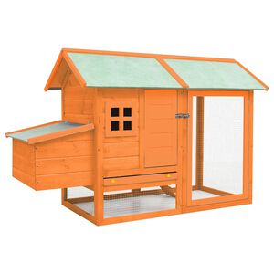 vidaXL Kyllingbur heltre furu og gran 170x81x110 cm