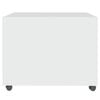 vidaXL Salongbord hvit 55x55x40 cm konstruert tre