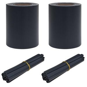 vidaXL Hage personvernscreens 70 x 0,19 m PVC M&oslash;rkegr&aring;