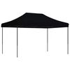 vidaXL Sammenleggbart partytelt pop-up svart 440x292x315 cm