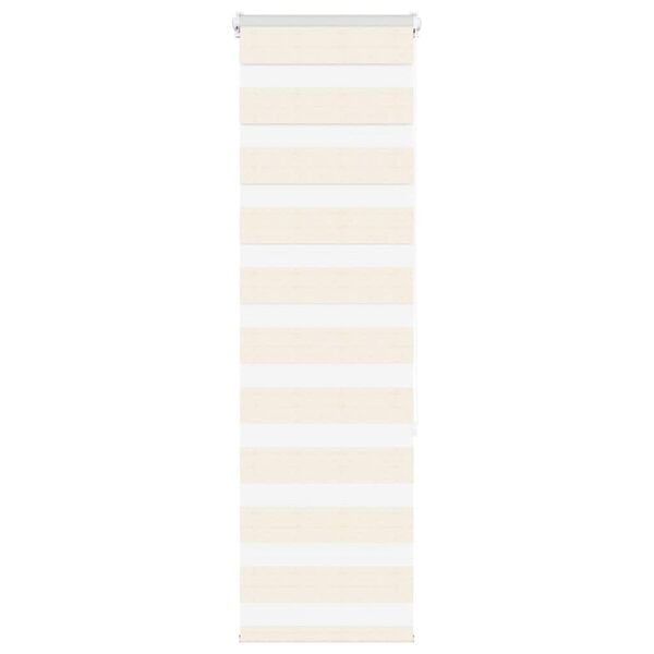 vidaXL Sebragardin marmor beige stoff bredde 35,9 cm polyester