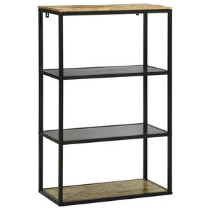 vidaXL Bokhylle 70 x 35 x 110 cm Massivt mangotre
