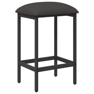 vidaXL Barstol M&oslash;rkegr&aring; 40 x 32 x 64 cm Konstruert tre