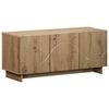 vidaXL TV-benk 90 x 34,5 x 40 cm Artisan eik Konstruert tre