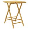 vidaXL Sammenleggbart hagebord 55x55x75 cm bambus