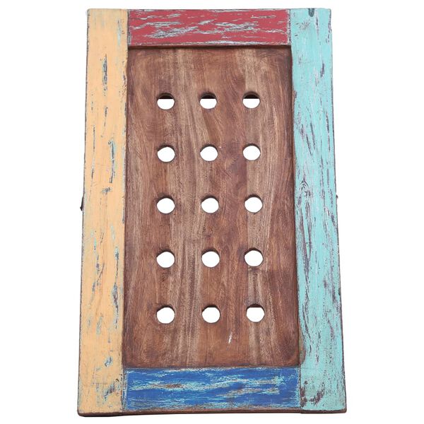 vidaXL Vinstativ for 15 flasker 47x28x78 cm gjenvunnet heltre