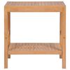 vidaXL Servantskap for bad heltre teak 74x45x75 cm