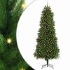 vidaXL Juletre med 300 LED med stativ gr&oslash;nn 240 cm PE