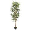 vidaXL Kunstig bambustre 828 blader 150 cm gr&oslash;nn