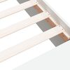 vidaXL Sengeramme hvit 140x190 cm konstruert tre