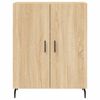vidaXL Highboard sonoma eik 69,5x34x180 cm konstruert tre