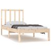 vidaXL Sengeramme uten madrass 75x190 cm heltre furu