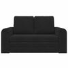 vidaXL Sammenleggbar Sofa seng Svart 148 x 71 x 83 cm Fl&oslash;yel