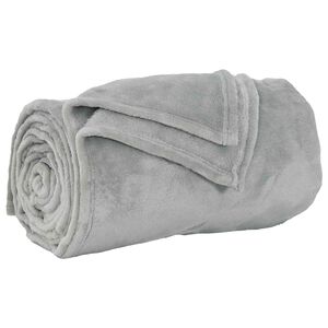 vidaXL Teppe Gr&aring; 130 x 150 cm 0.51 kg Fleece