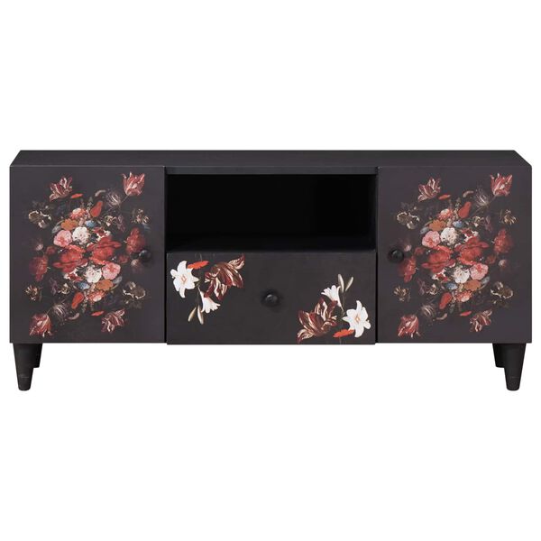 vidaXL Oppbevaringsskap Flerfarget 105 x 33,5 x 46 cm Massiv mango tre