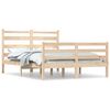 vidaXL Sengeramme heltre furu 140x200 cm