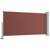 vidaXL Uttrekkbar sidemarkise 120x300 cm brun