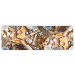 vidaXL Kj&oslash;kkenteppe flerfarget 60x180 cm vaskbart