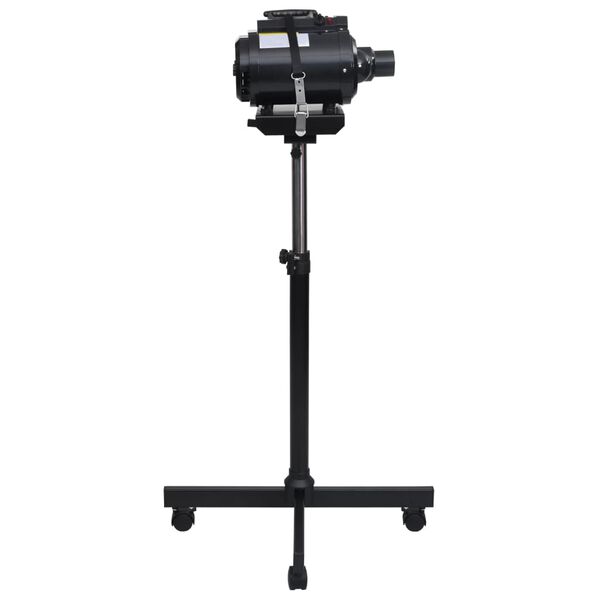 vidaXL H&aring;rf&oslash;ner for kj&aelig;ledyr med dobbel motor stativ svart plast st&aring;l