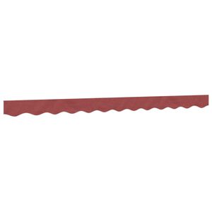 vidaXL Erstatningsstoff for markisekappe burgunder stripe 300 cm