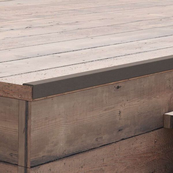 vidaXL Vinkellister for terrassebord 5 stk WPC 170 cm lysebrun