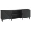 vidaXL TV-skap 150 x 31 x 50 cm Svart Konstruert tre