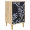 vidaXL Nattbordskap DOKKUM Sonoma eik 36 x 33 x 60 cm Konstruert tre