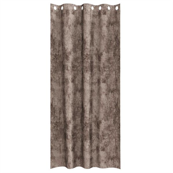 vidaXL Fl&oslash;yel Gardiner 2 pcs Cappuccino 245 x 140 cm Fl&oslash;yel