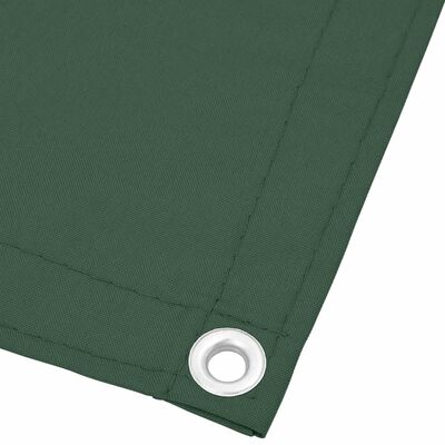 vidaXL Balkongskjerm mørkegrønn 75x1000 cm 100% polyester oxford