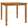vidaXL Utend&oslash;rs spisebord 85x85x75 cm heltre teak