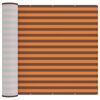 vidaXL Balkong privat skjerm 200 x 1000 cm Stoff med PU-belegg