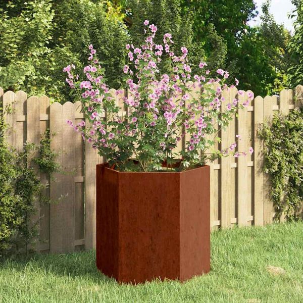 vidaXL Plantekasse rust 40x40x45 cm cortenst&aring;l