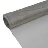 vidaXL Tr&aring;dgjerdet 100 x 500 cm Rustfritt St&aring;l 304 S&oslash;lv