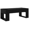 vidaXL Kaffebord Svart Eik 110 x 50 x 41 cm Konstruert tre