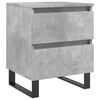 vidaXL Nattbord betonggr&aring; 40x35x50 cm konstruert tre