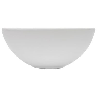 vidaXL Baderomsmøbler 2 deler keramikk hvit