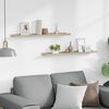 vidaXL Vegghyller 2 stk Sonoma eik 80x9x3 cm
