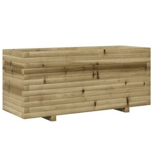 vidaXL Plantekasse 110x40x49,5 cm impregnert furu