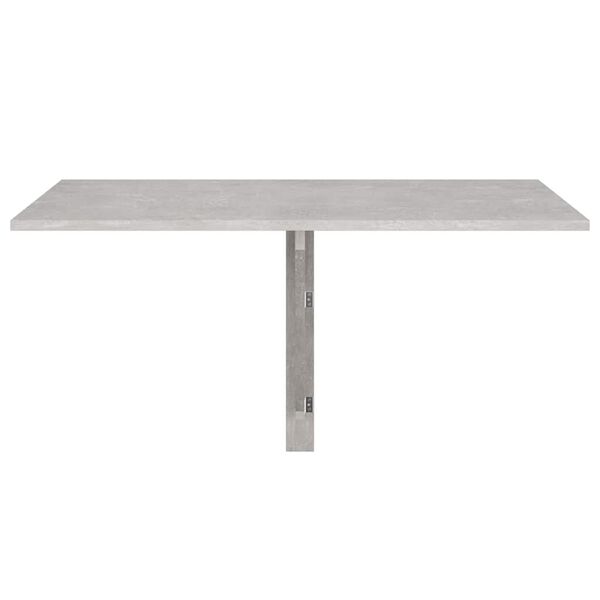 vidaXL Sammenleggbart veggbord betonggr&aring; 100x60x56 cm konstruert tre