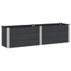 vidaXL H&oslash;ybed Svart 200 x 50 x 54 cm alu.