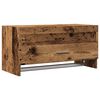 vidaXL Garderobe gammelt tre 70x32,5x35 cm konstruert tre