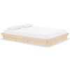vidaXL Sengeramme heltre 140x190 cm