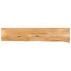 vidaXL Bordplate 180x40x3,8 cm naturlig kant heltre mango