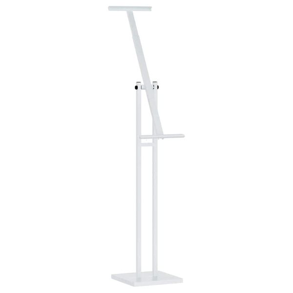 vidaXL Messe Utstillinger Hvit 26,5 x 26,5 x 127 cm St&aring;l