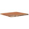 vidaXL Bordplate 60x60x2,5 cm firkantet heltre akasie naturlig kant
