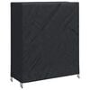 vidaXL Pingpong borddekken 165 x 70 x 185 cm stoff Uregelmessig Svart