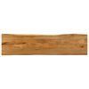 vidaXL Bordplate 180x40x3,8 cm naturlig kant heltre mango